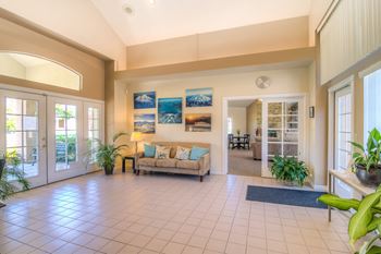Large clubhouse with entertainer's kitchen and fireplace